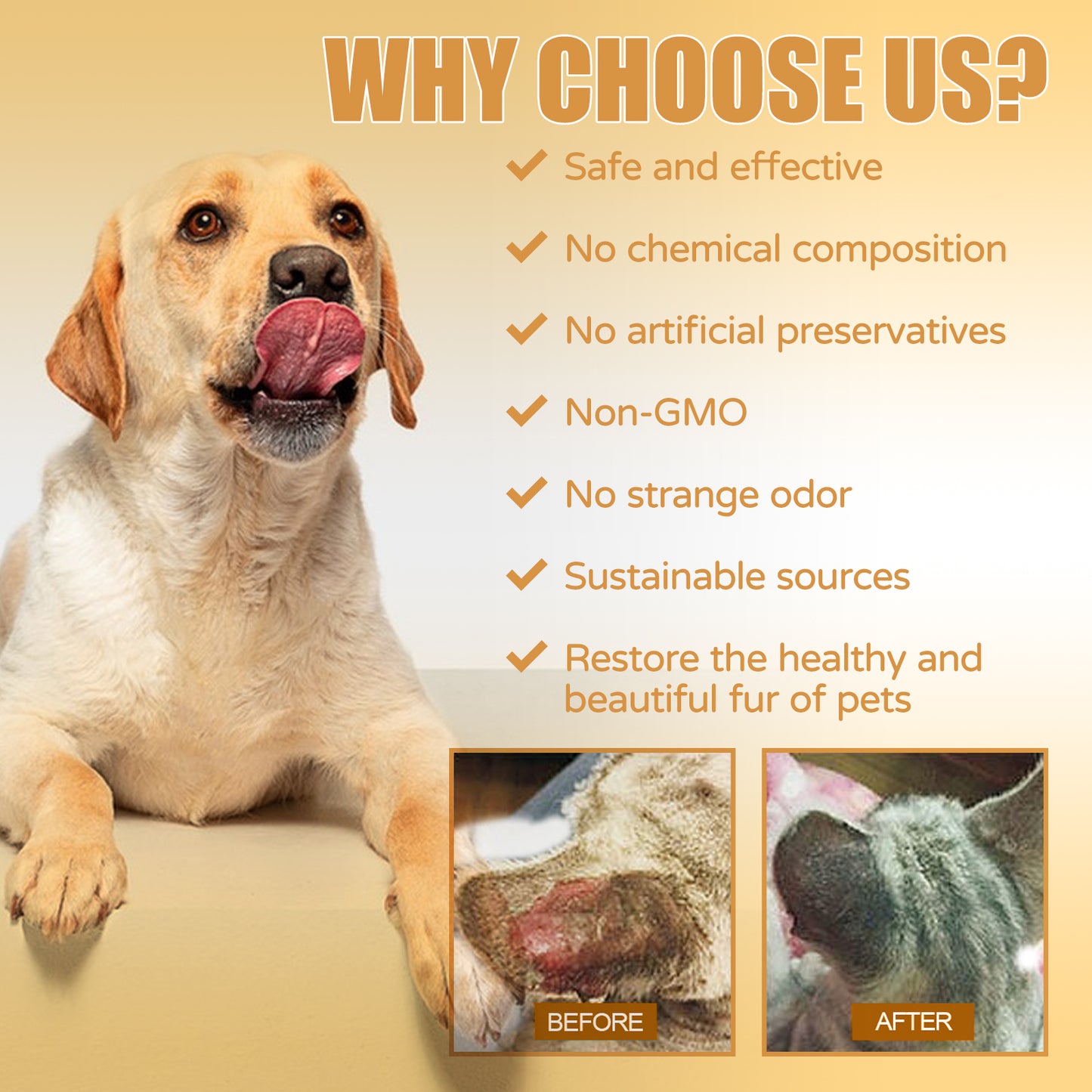 Yegbong Pet Skin Care Essence Cat And Dog Skin Hair Wound Cleaning And Moisturizing Care Essence