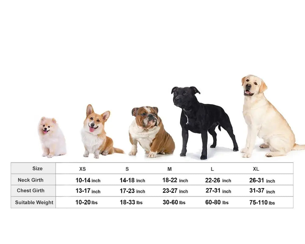 Dog Anxiety Vest XS-XL Pet Dog Anxiety Reflective Vest