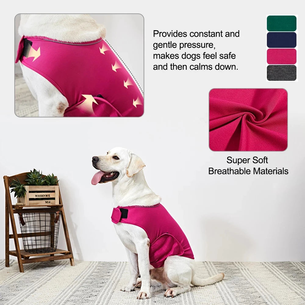 Dog Anxiety Vest XS-XL Pet Dog Anxiety Reflective Vest