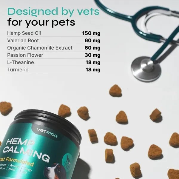 Calming Chews For Dogs Chicken Flavor All Canine Breeds Vet Visits Travel 130 Chews - Pet Zen Club