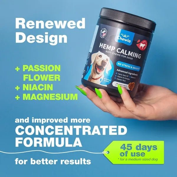 Hemp Calming Chews For Dogs Dog Calming Treats Anxiety Relief For Dogs - Pet Zen Club