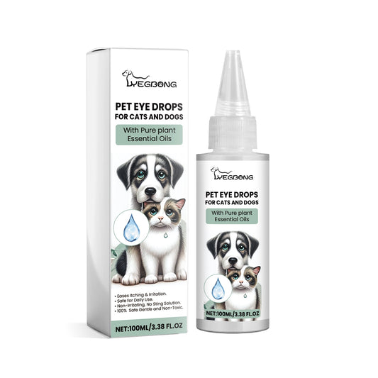 Yegbong Eye Drops For Cats And Dogs, Pet Eye Clean Eye Care Drops For Tear Stains And Dirt - Pet Zen Club