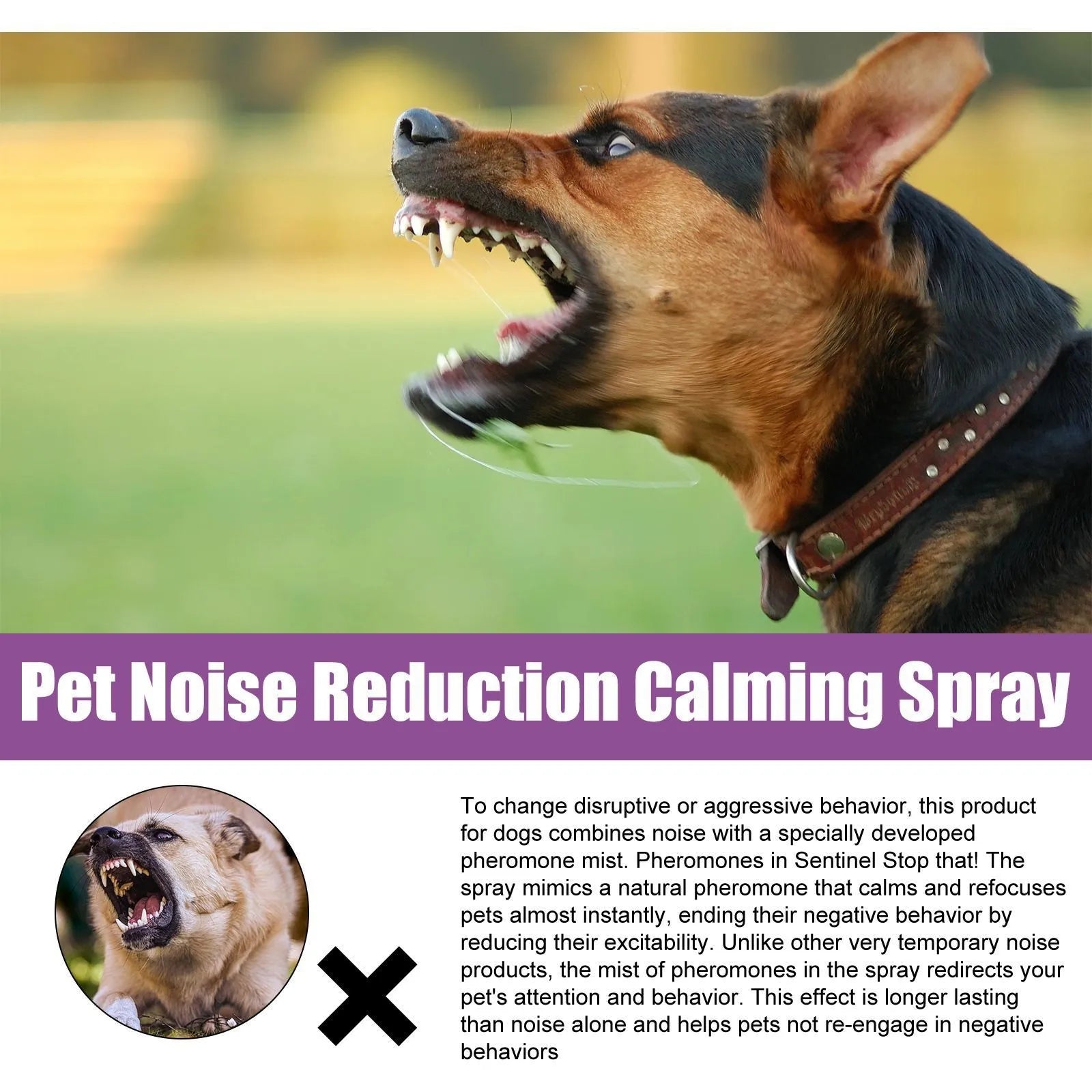 50ml Pet Relaxants Dog Noise Reduction Calming Spray For Barking Restless End The Dog'S Negative Behavior Pet Health Supplies - Pet Zen Club