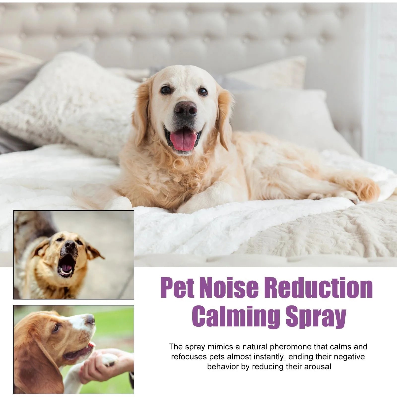 50ml Pet Relaxants Dog Noise Reduction Calming Spray For Barking Restless End The Dog'S Negative Behavior Pet Health Supplies - Pet Zen Club