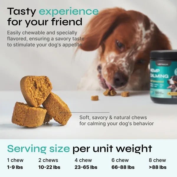 Calming Chews For Dogs Chicken Flavor All Canine Breeds Vet Visits Travel 130 Chews - Pet Zen Club