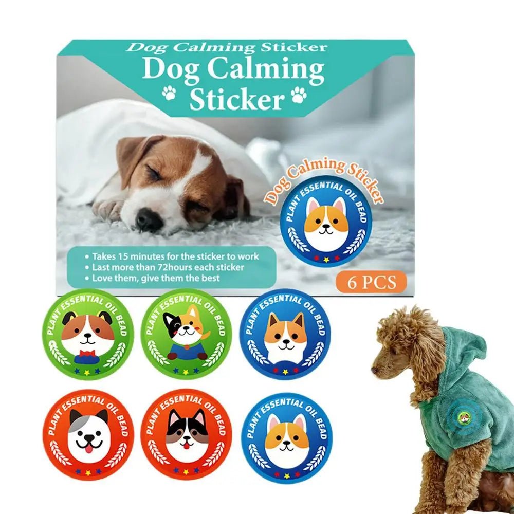 Calming For Cats 6X Fast Release Sedative Patches Kitten Calming Patches Portable Long Lasting Pet Supply For Outdoor Home - Pet Zen Club
