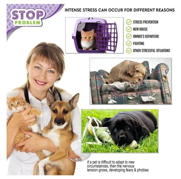 Cat Calming Diffuser & Pet Anti Anxiety Products Feline Calm Pheromones Plug In - Pet Zen Club