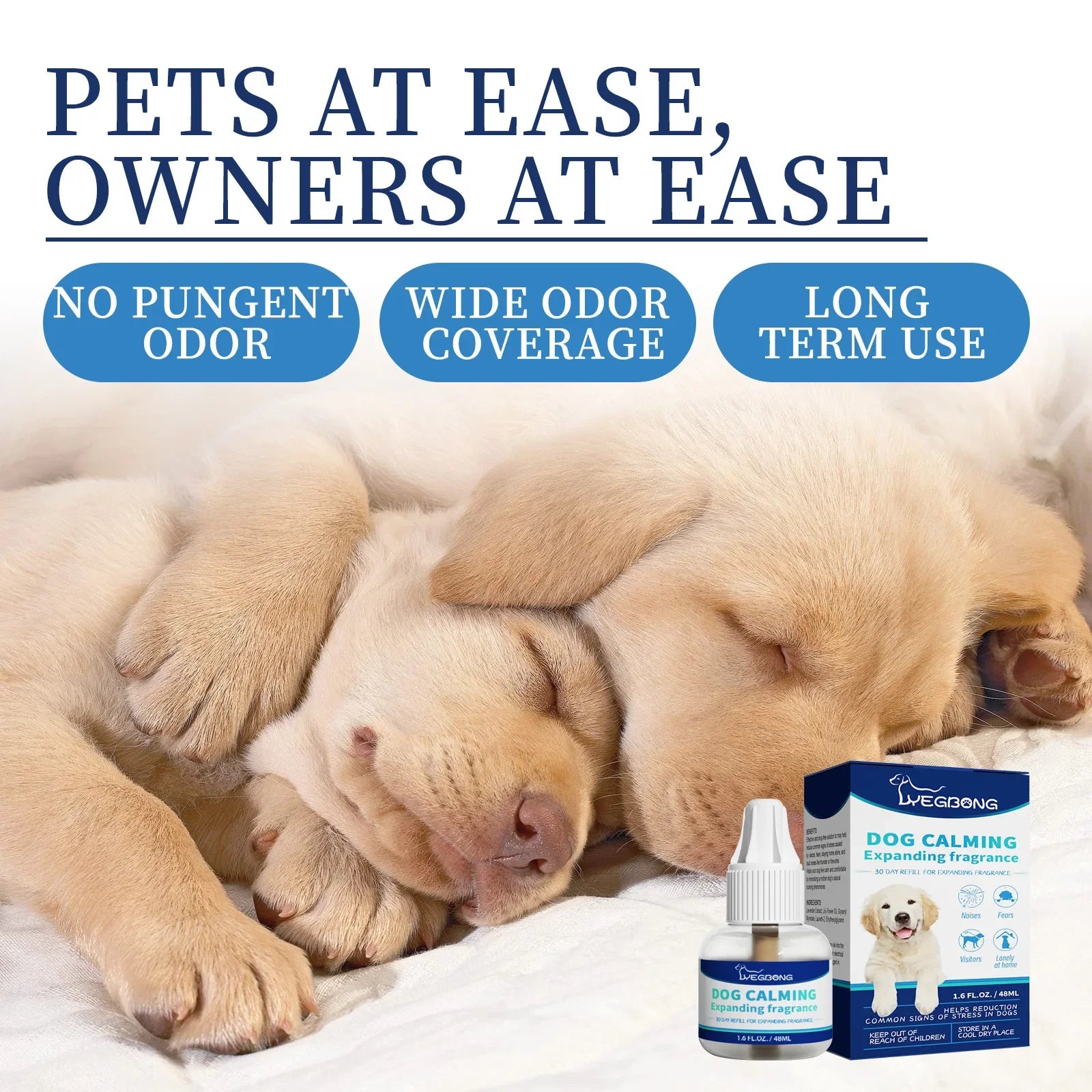 Pet Calming Liquid Dog Emotions Relief Noise Reduction Train Anti Anxiety Fighting Calming Diffuser Manage Cat Calm down Fluid - Pet Zen Club