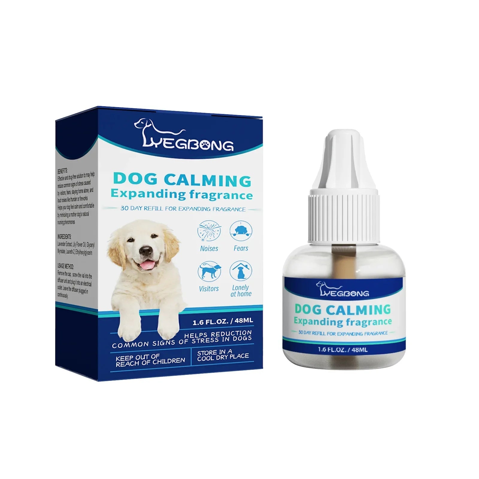 Pet Calming Liquid Dog Emotions Relief Noise Reduction Train Anti Anxiety Fighting Calming Diffuser Manage Cat Calm down Fluid - Pet Zen Club