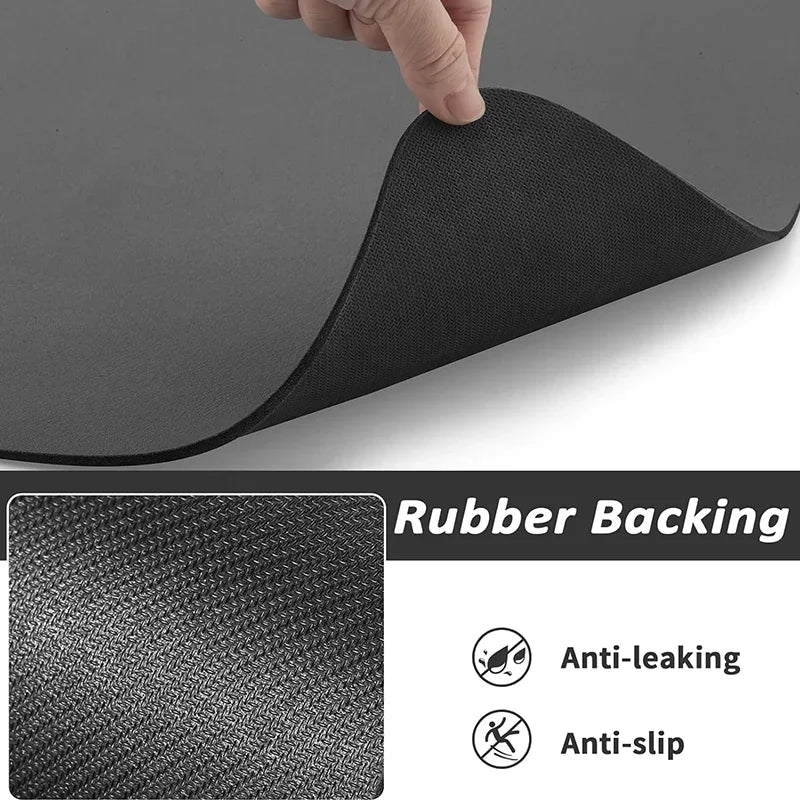 Pet Feeding Mat Absorbent Dog Cat Mat for Food and Water Easy to Clean Pet Placemats Quick Dry Dog Mat for Messy Drinkers - Pet Zen Club