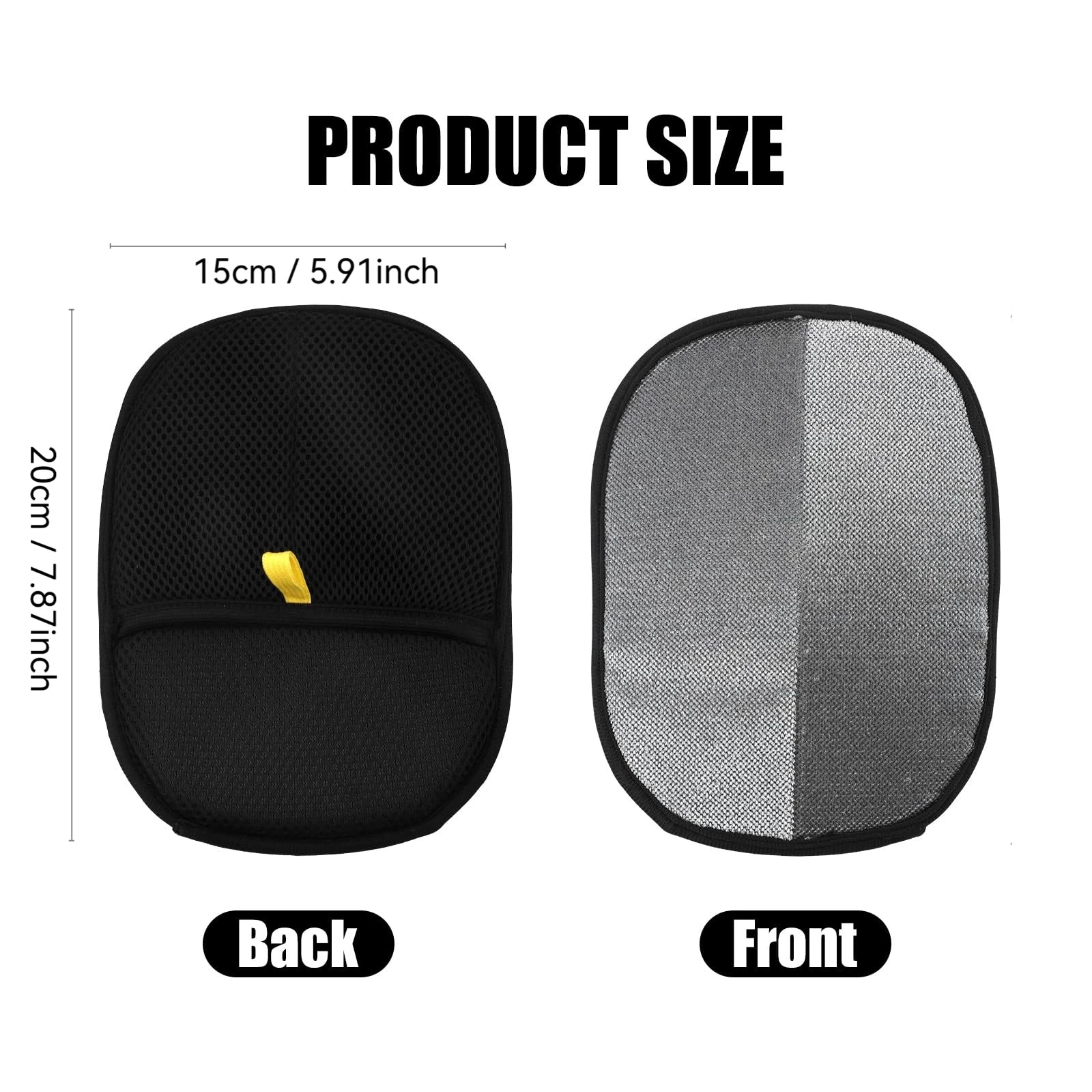 Pet Hair Removal Tool Reusable Static Removal Gloves, Double - Sided Grooming Gloves for Pets, Removes Pet Fur Hair for Carpets - Pet Zen Club