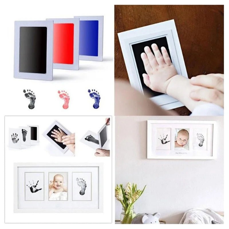Pet Handprint Footprint Kit No Touch Cat Dog Paw Print Newborn Birth Souvenir Ink Pad New Born Gift - Pet Zen Club