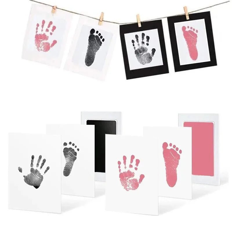 Pet Handprint Footprint Kit No Touch Cat Dog Paw Print Newborn Birth Souvenir Ink Pad New Born Gift - Pet Zen Club