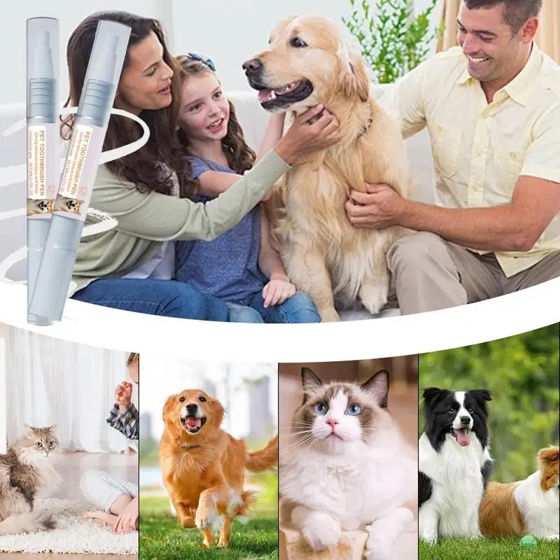 Pet Teeth Cleaning Pen Pet Dental Pen dog Toothbrush Pen Fresh Breath Tooth Whitening Cat Teeth Refreshing Pen pet supplies - Pet Zen Club