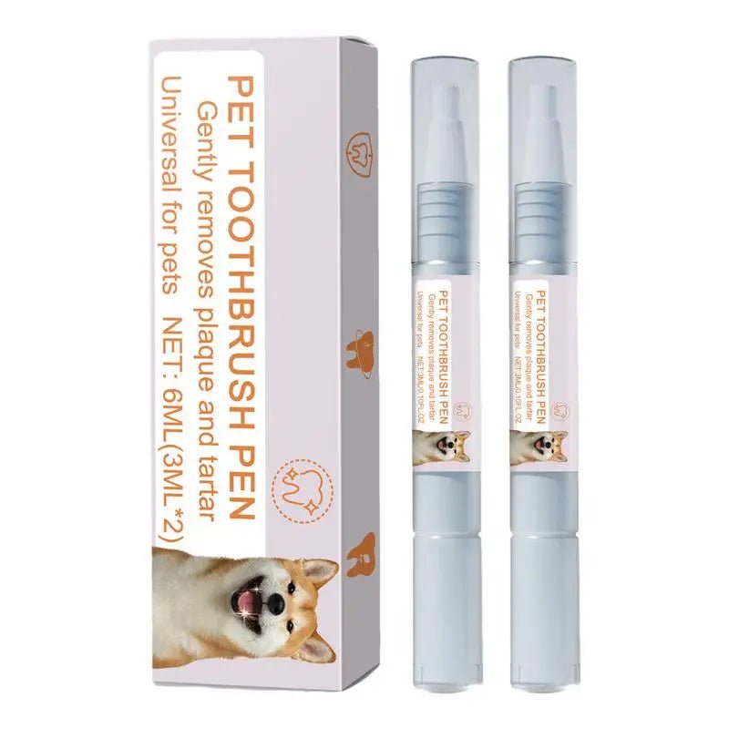 Pet Teeth Cleaning Pen Pet Dental Pen dog Toothbrush Pen Fresh Breath Tooth Whitening Cat Teeth Refreshing Pen pet supplies - Pet Zen Club